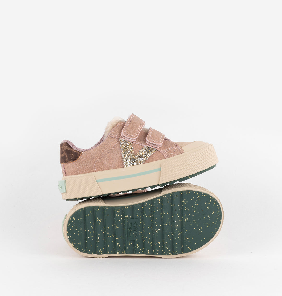 Sneakers con strappi Glitter