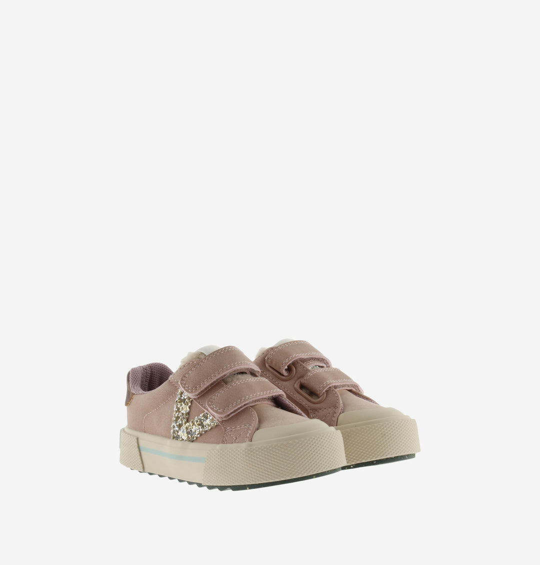 Sneakers con strappi Glitter