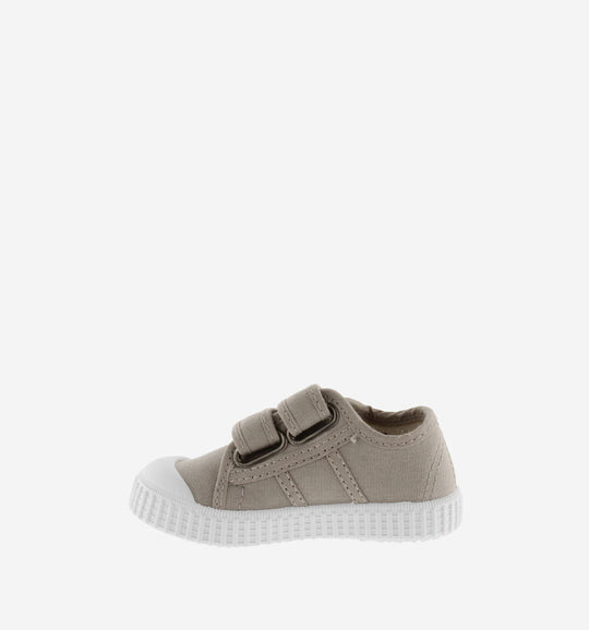 Sneakers in tela beige