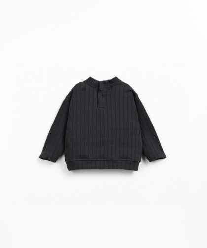 T-shirt mezzo collo lavagna
