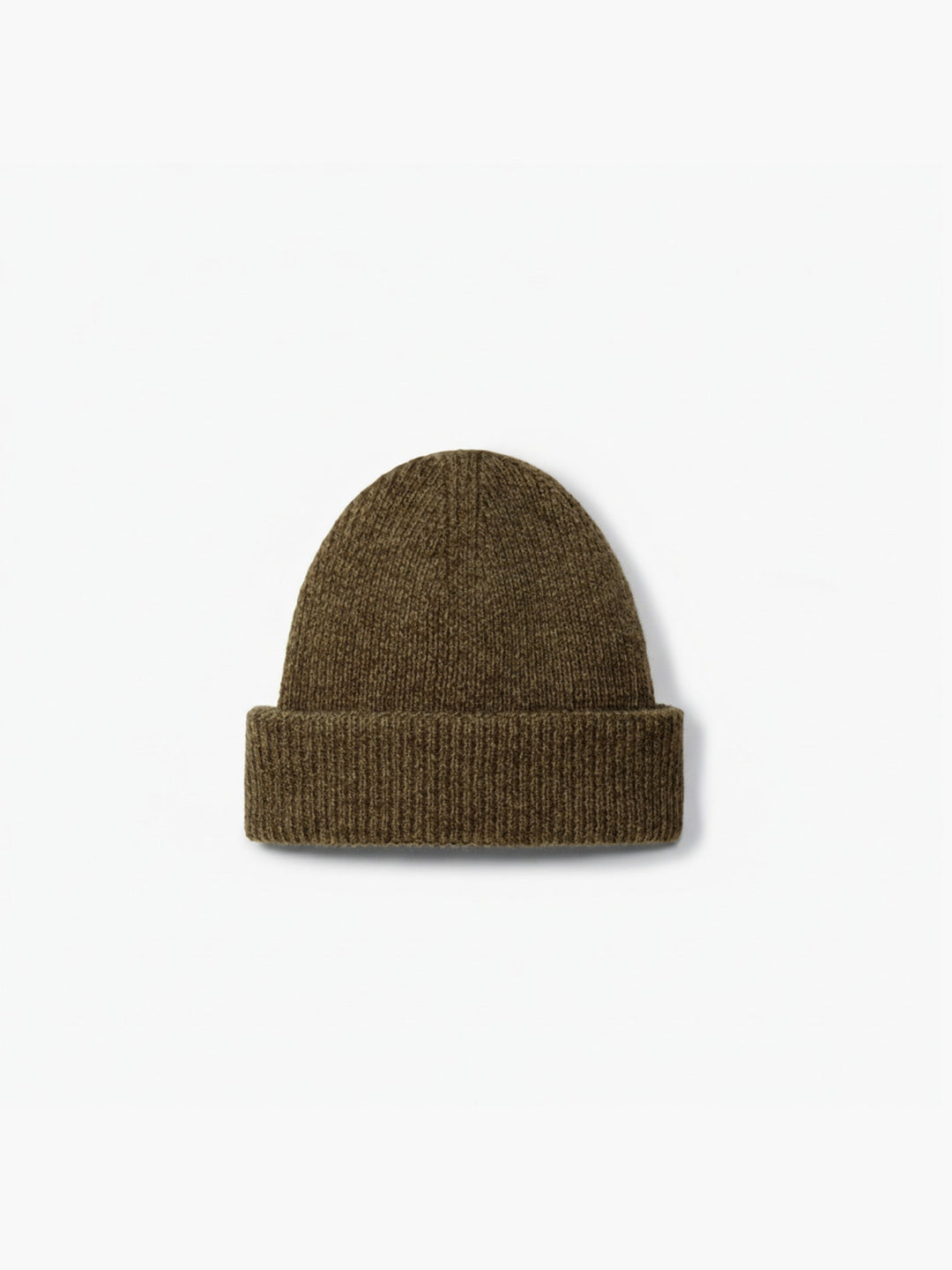 Cappello in lana merino castagno