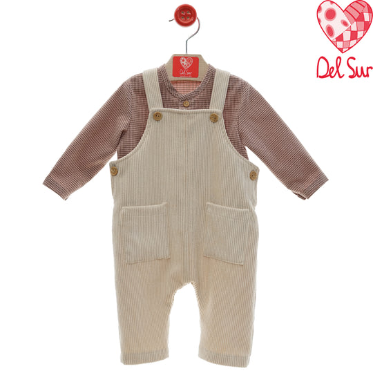 Completo salopette e camicia