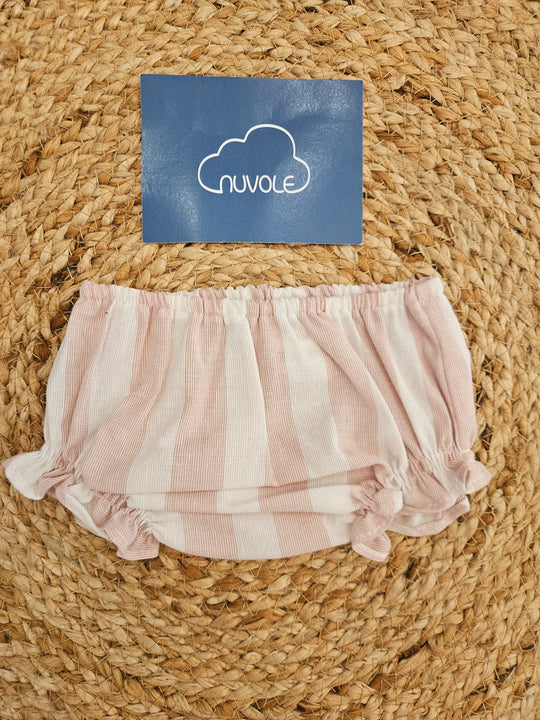 Abitino con culotte righe