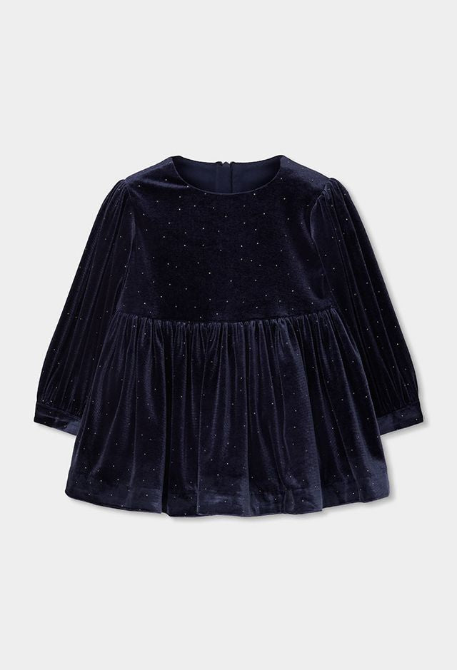 Abito in ciniglia blu
