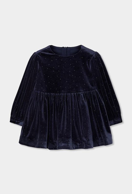 Abito in ciniglia blu