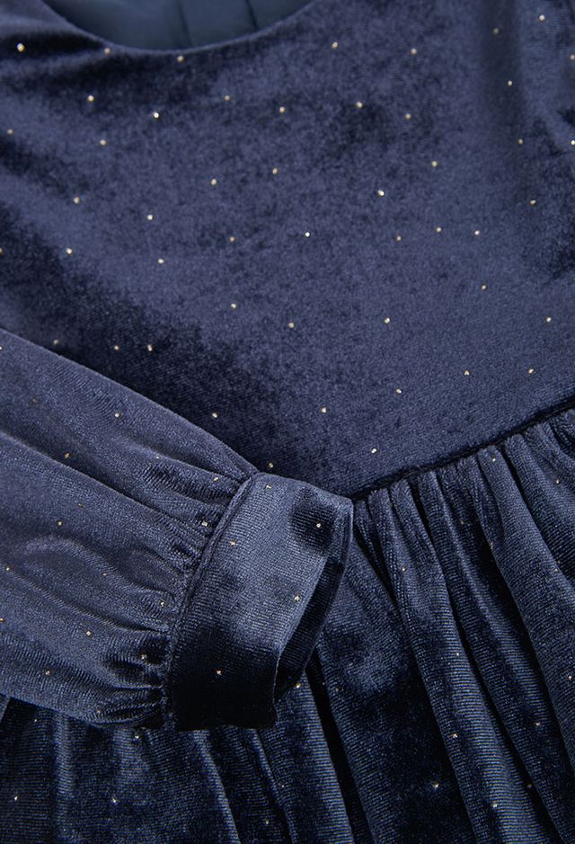 Abito in ciniglia blu