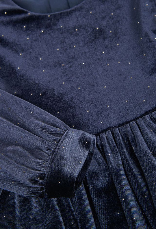 Abito in ciniglia blu