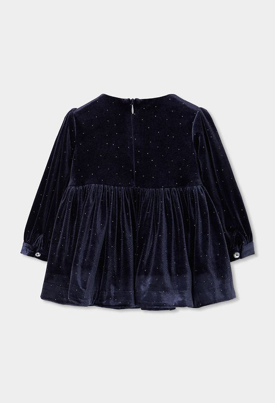 Abito in ciniglia blu