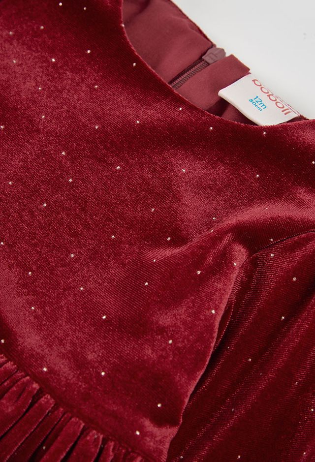 Abito in ciniglia bordeaux