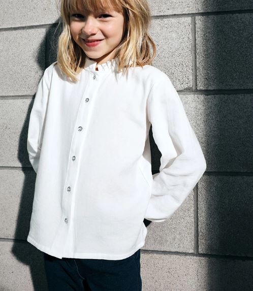Camicia in popeline di cotone