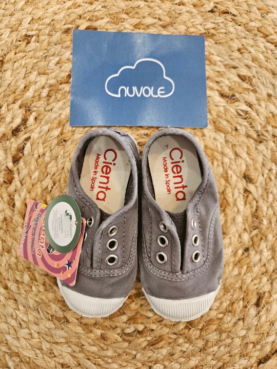 Sneakers in tela gris