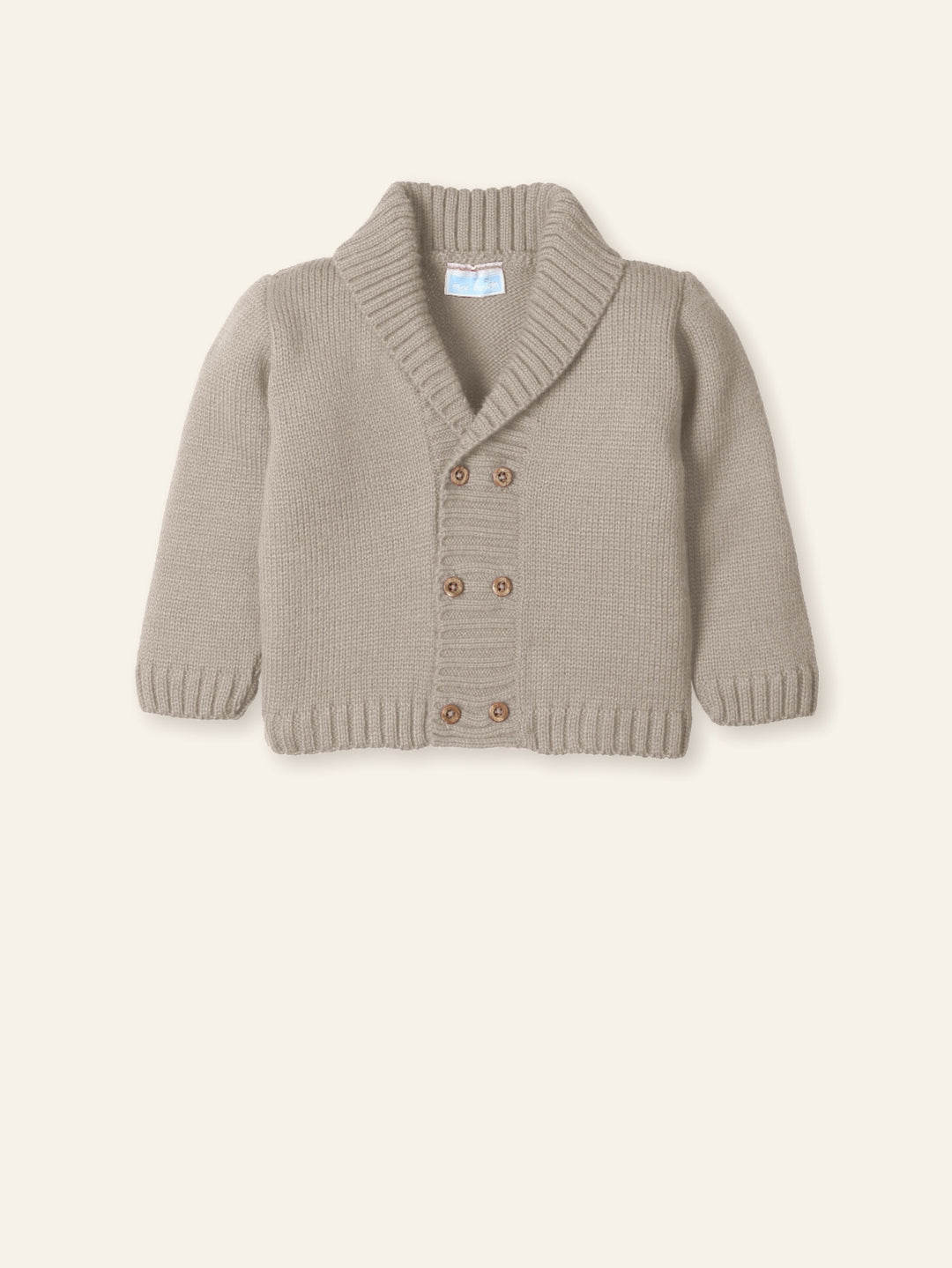 Cardigan in lana beige