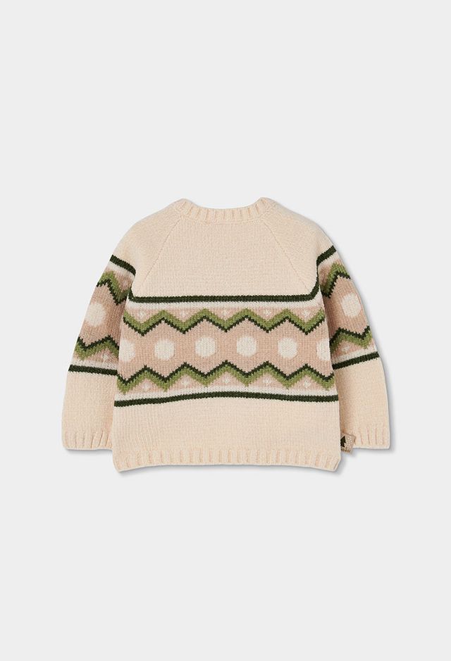 Completo con maglione in ciniglia