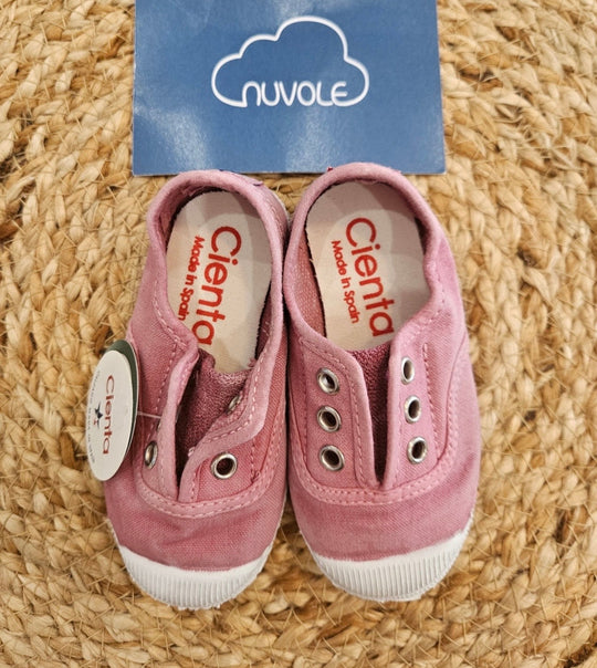 Sneakers in tela rosa