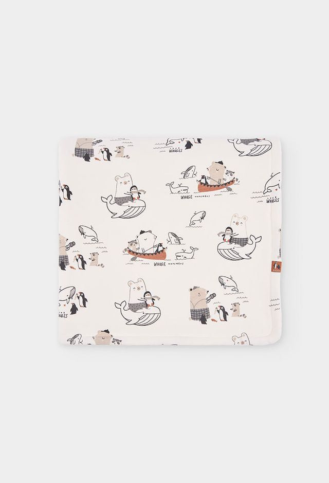 Coperta in pile Pinguini
