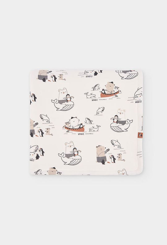 Coperta in pile Pinguini