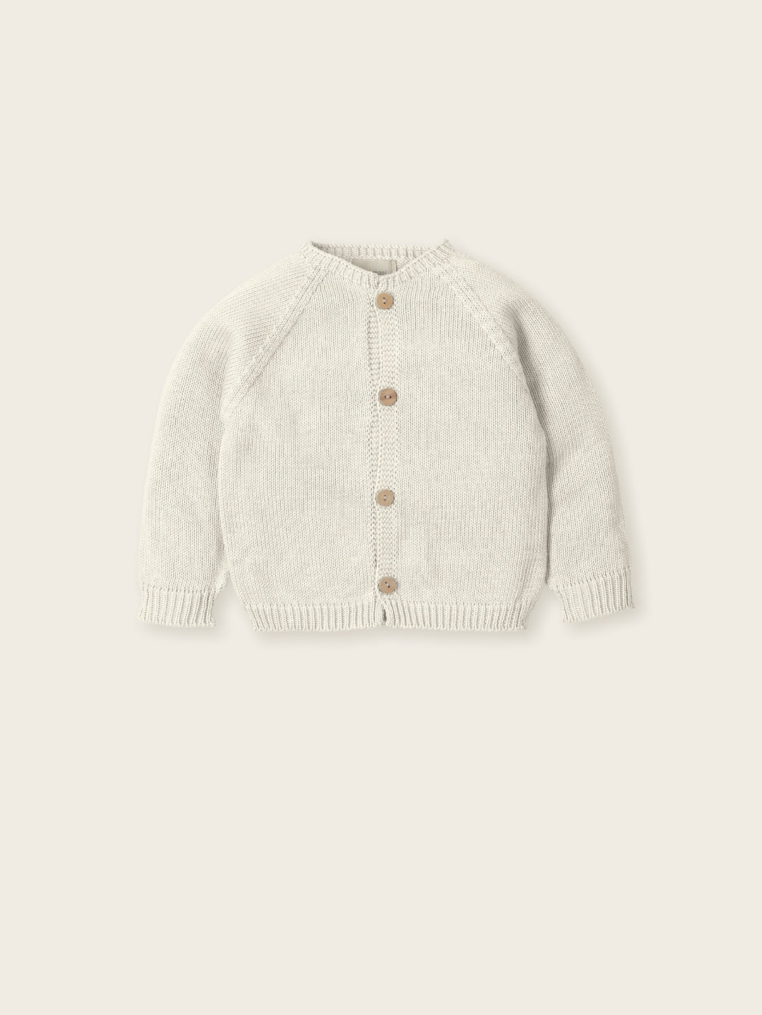 Cardigan in cotone organico Milk