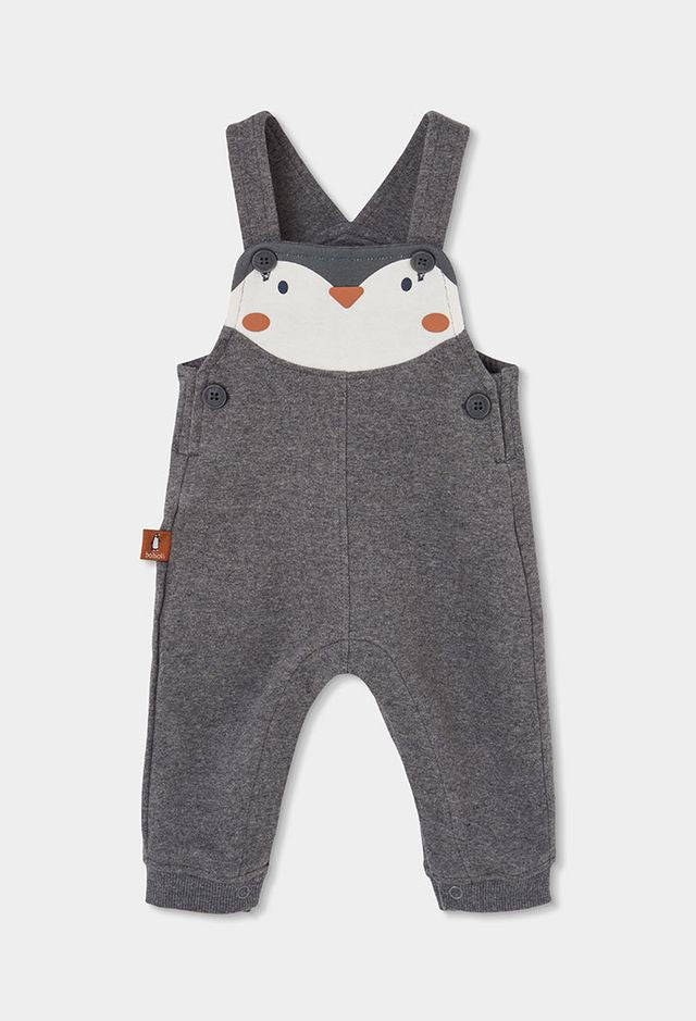 Completo salopette pinguini