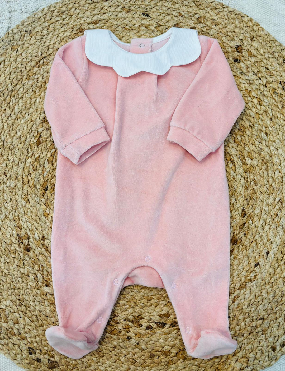 Tutina in ciniglia rosa