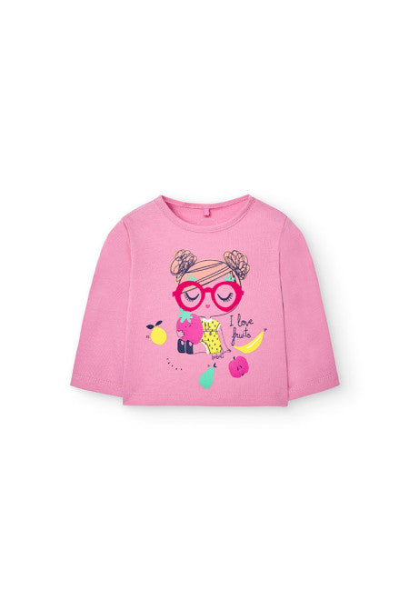 Completo lungo rosa