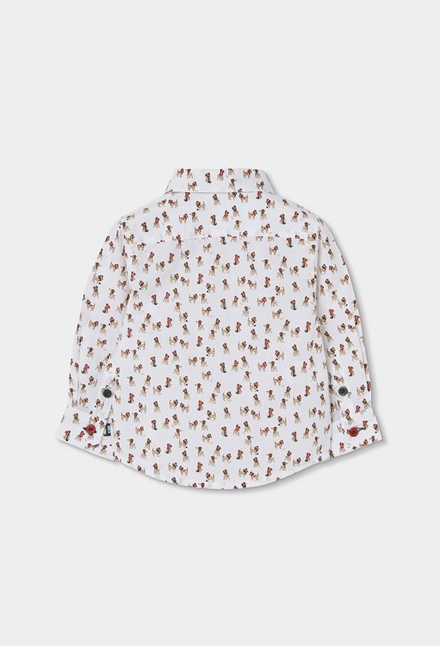 Camicia fantasia cagnolino