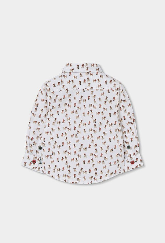 Camicia fantasia cagnolino