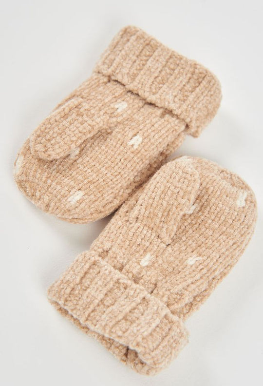 Muffole in lana cerbiatto