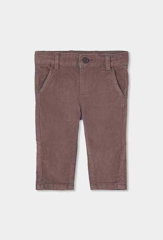 Pantalone in velluto moka