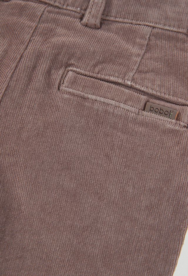 Pantalone in velluto moka