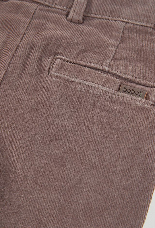 Pantalone in velluto moka