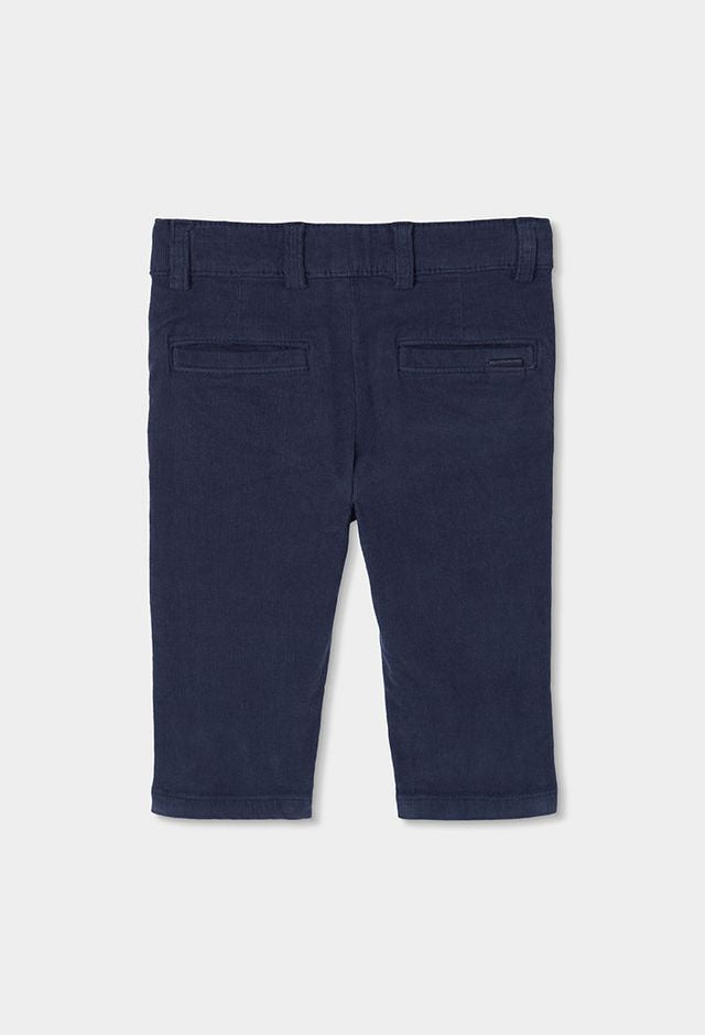 Pantalone in velluto blu