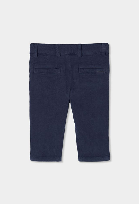 Pantalone in velluto blu