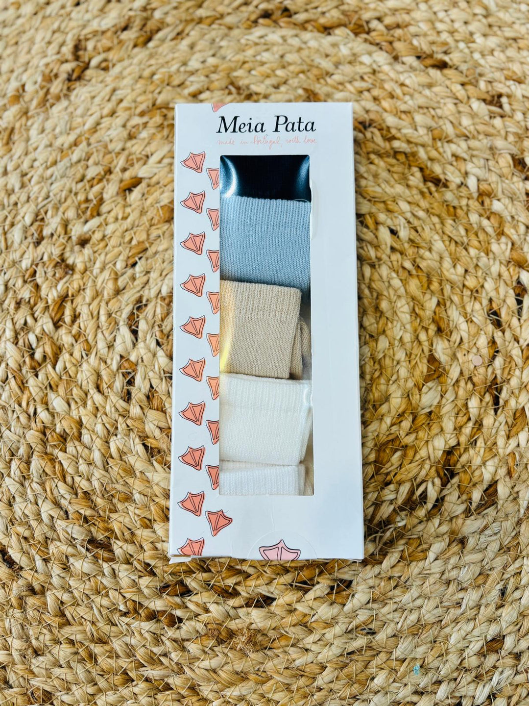 Set calzini nascita celeste