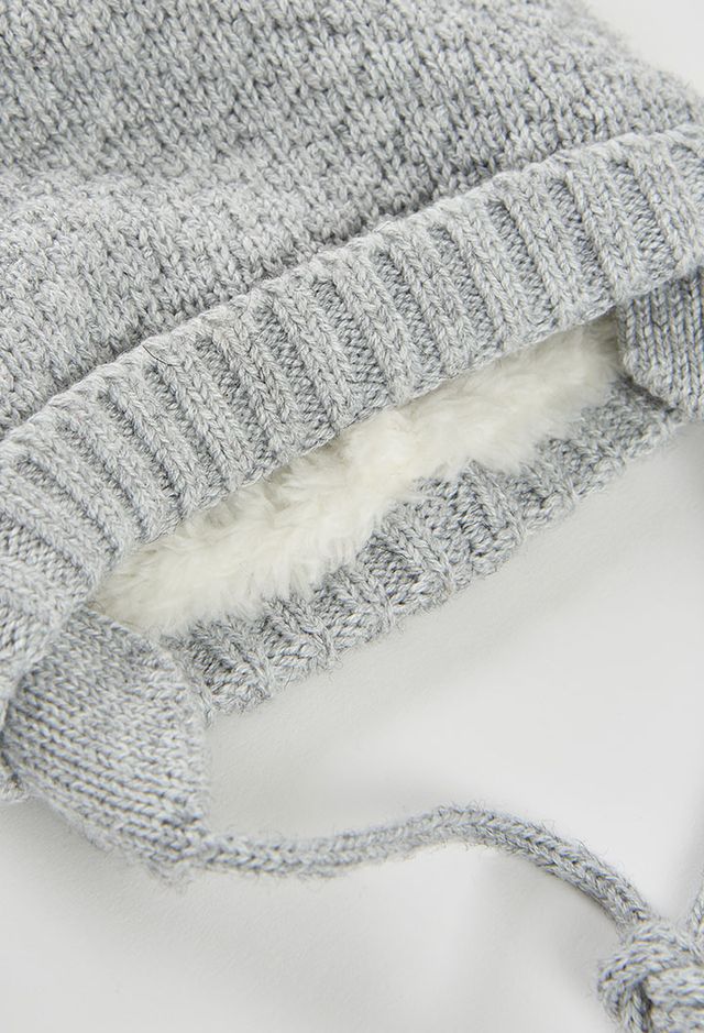 Cappello in lana grey