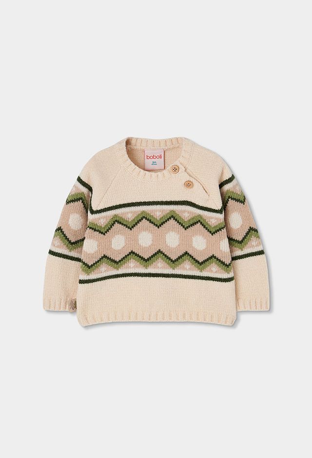 Completo con maglione in ciniglia