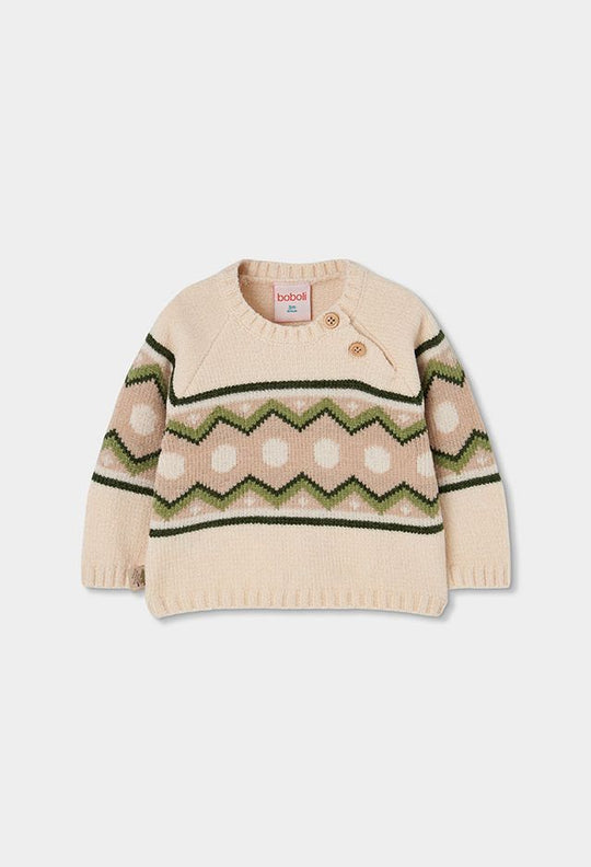 Completo con maglione in ciniglia