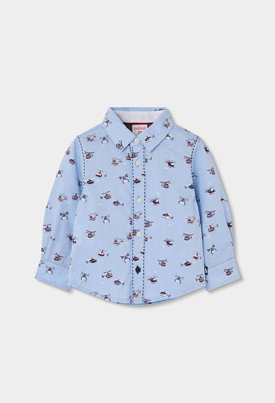 Camicia in oxford fantasia