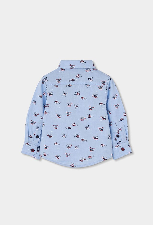 Camicia in oxford fantasia