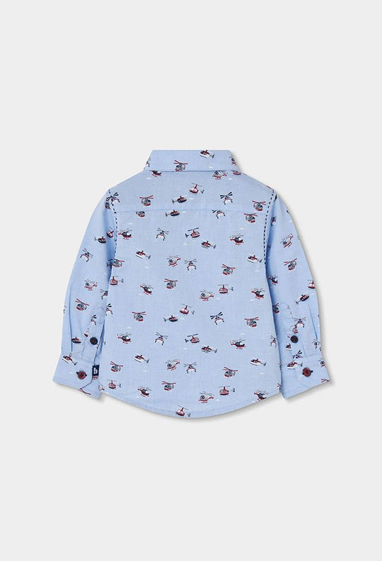 Camicia in oxford fantasia