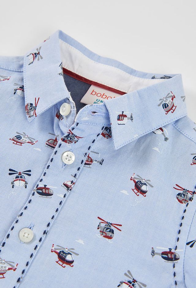 Camicia in oxford fantasia