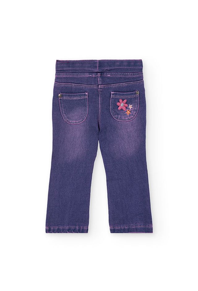 Denim slavato viola