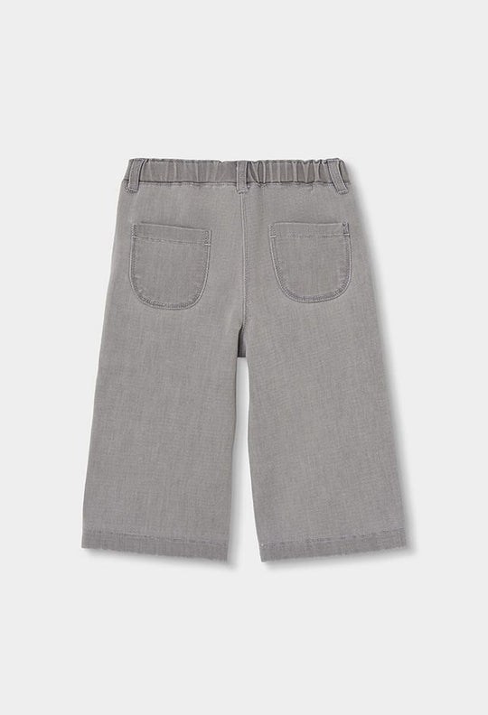 Denim con ricami orchidea