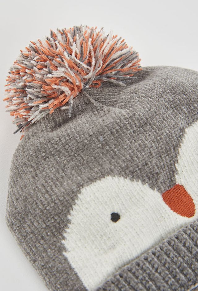 Cappello in lana pinguino