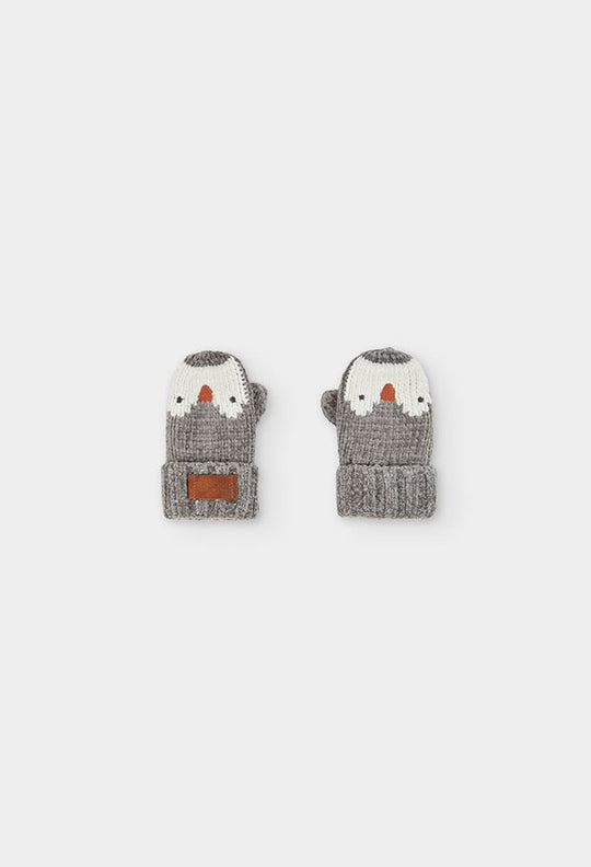 Muffole in lana pinguino