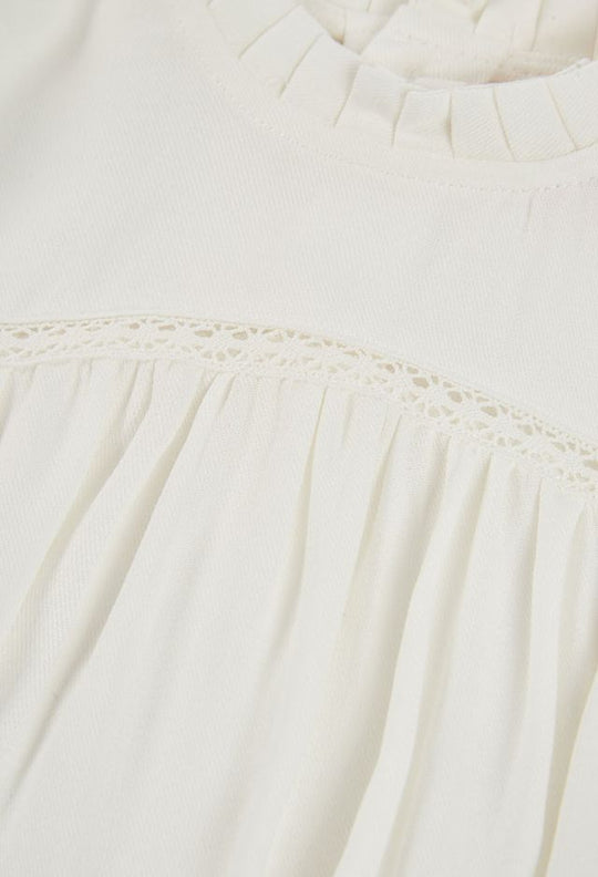 Camicia in cotone lavorata