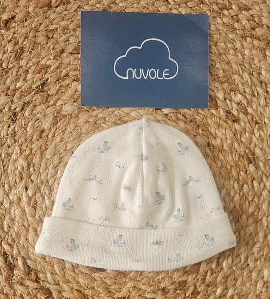 Cappellino in cotone pointille polvere